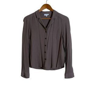 Frank and Oak light brown button down shirt. Size small
